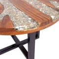 Miniatyrbillede 9 af 11: The Living Store sofabord i teaktræ og plastik 60 cm -  Sofaborde
