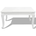 Miniatyrbillede 4 af 6: The Living Store sofabord 80x80x42 cm højglans hvid -  Sofaborde