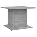 Miniatyrbillede 3 af 8: The Living Store sofabord 55,5x55,5x40 cm spånplade grå sonoma-eg -  Sofaborde