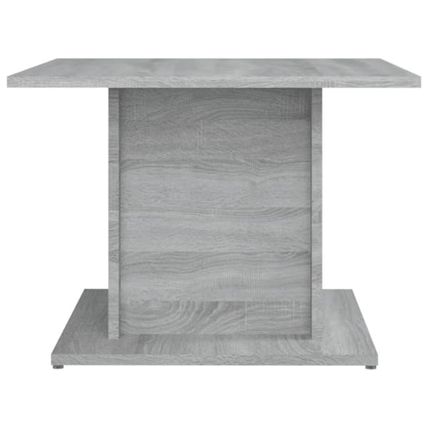 The Living Store sofabord 55,5x55,5x40 cm spånplade grå sonoma-eg - Sofaborde