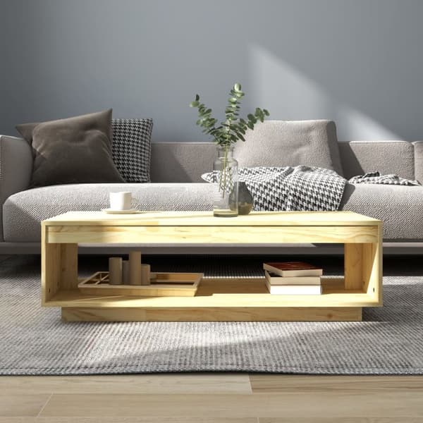 The Living Store Soffbord 110x50x33,5 cm massiv furu -  Soffbord