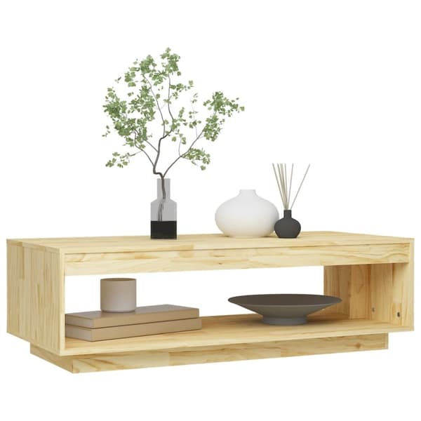 The Living Store Soffbord 110x50x33,5 cm massiv furu -  Soffbord