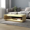 Miniatyrbild 2 av 9: The Living Store Soffbord 110x50x33,5 cm massiv furu -  Soffbord