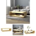 Miniatyrbild 1 av 9: The Living Store Soffbord 110x50x33,5 cm massiv furu -  Soffbord