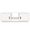 Miniatyrbillede 7 af 11: The Living Store sofabord 100x50x35 cm massivt fyrretræ hvid -  Sofaborde