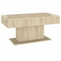 Miniatyrbillede 3 af 7: The Living Store sofabord 96x50x45 cm spånplade sonoma-eg -  Sofaborde