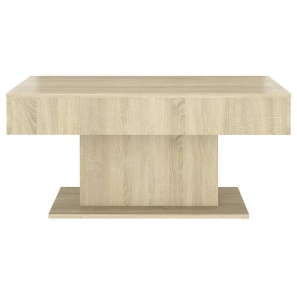 The Living Store sofabord 96x50x45 cm spånplade sonoma-eg -  Sofaborde