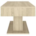 Miniatyrbillede 6 af 7: The Living Store sofabord 96x50x45 cm spånplade sonoma-eg -  Sofaborde