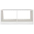 Miniatyrbillede 6 af 9: The Living Store sofabord 75x50x33 cm massivt fyrretræ hvid -  Sofaborde