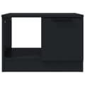 Miniatyrbillede 6 af 9: The Living Store sofabord 50x50x36 cm konstrueret træ sort -  Sofaborde