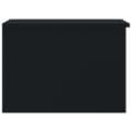 Miniatyrbillede 8 af 9: The Living Store sofabord 50x50x36 cm konstrueret træ sort -  Sofaborde