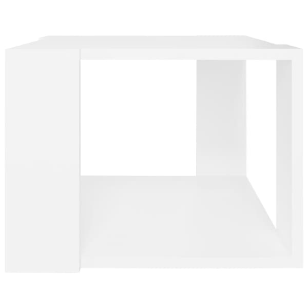 The Living Store Soffbord vit 40x40x30 cm konstruerat trä -  Soffbord