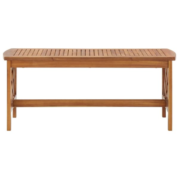The Living Store Soffbord 102x50x43 cm massivt akaciaträ -  Soffbord