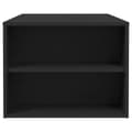 Miniatyrbillede 8 af 10: The Living Store sofabord 102x55x42 cm konstrueret træ sort -  Sofaborde