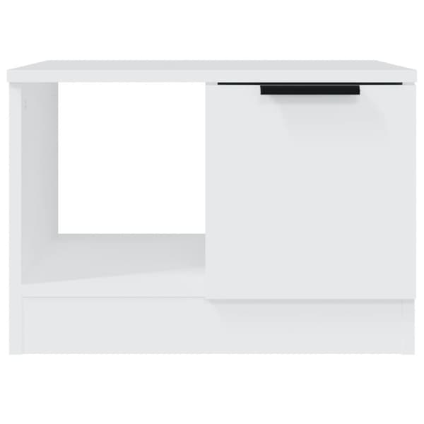 The Living Store Soffbord vit 50x50x36 cm konstruerat trä -  Soffbord