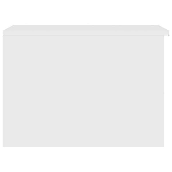 The Living Store Soffbord vit 50x50x36 cm konstruerat trä - Soffbord