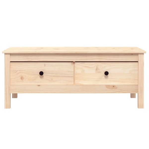 The Living Store Soffbord 100x50x40 cm massiv furu - Soffbord