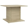 Miniatyrbillede 3 af 8: The Living Store sofabord 55,5x55,5x40 cm spånplade sonoma-eg -  Sofaborde