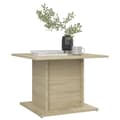 Miniatyrbillede 4 af 8: The Living Store sofabord 55,5x55,5x40 cm spånplade sonoma-eg -  Sofaborde
