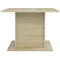 Miniatyrbillede 7 af 8: The Living Store sofabord 55,5x55,5x40 cm spånplade sonoma-eg -  Sofaborde