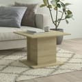 Miniatyrbillede 2 af 8: The Living Store sofabord 55,5x55,5x40 cm spånplade sonoma-eg -  Sofaborde