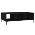 Miniatyrbillede 9 af 10: The Living Store sofabord 103,5x60x35 cm spånplade sort -  Sofaborde