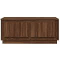 Miniatyrbillede 7 af 11: The Living Store sofabord 102x50x44 cm konstrueret træ brun egetræsfarve -  Sofaborde