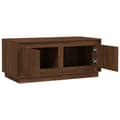 Miniatyrbillede 8 af 11: The Living Store sofabord 102x50x44 cm konstrueret træ brun egetræsfarve -  Sofaborde