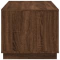 Miniatyrbillede 9 af 11: The Living Store sofabord 102x50x44 cm konstrueret træ brun egetræsfarve -  Sofaborde
