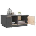 Miniatyrbild 5 av 11: The Living Store Soffbord grå 80x50x35 cm massiv furu -  Soffbord
