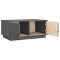 Miniatyrbild 8 av 11: The Living Store Soffbord grå 80x50x35 cm massiv furu -  Soffbord