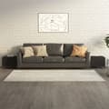 Miniatyrbillede 2 af 11: The Living Store sofabord med metalben 2 stk. 50x50x40 cm sort -  Sofaborde