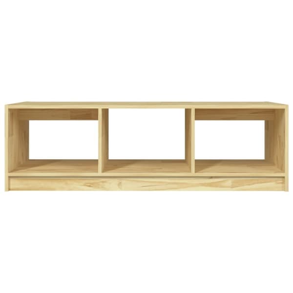 The Living Store sofabord 110x50x34 cm massivt fyrretræ - Sofaborde