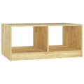 Miniatyrbillede 3 af 9: The Living Store sofabord 75x50x33,5 cm massivt fyrretræ -  Sofaborde