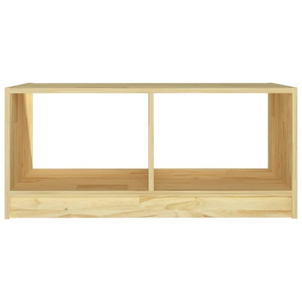 The Living Store sofabord 75x50x33,5 cm massivt fyrretræ - Sofaborde