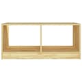Miniatyrbillede 6 af 9: The Living Store sofabord 75x50x33,5 cm massivt fyrretræ -  Sofaborde