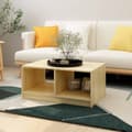 Miniatyrbillede 2 af 9: The Living Store sofabord 75x50x33,5 cm massivt fyrretræ -  Sofaborde