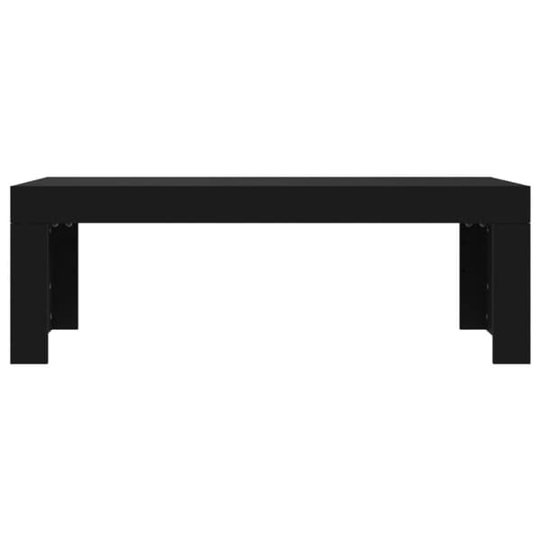 The Living Store Soffbord svart 102x50x36 cm konstruerat trä -  Soffbord