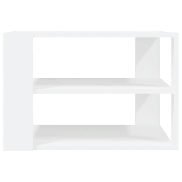 The Living Store Soffbord vit 59,5x59,5x40 cm konstruerat trä - Soffbord