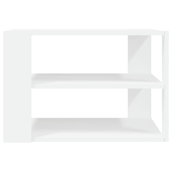 The Living Store Soffbord vit 59,5x59,5x40 cm konstruerat trä - Soffbord