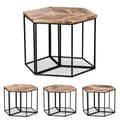 Miniatyrbillede 1 af 11: The Living Store sofabord 56x48x40 cm massivt mangotræ -  Sofaborde
