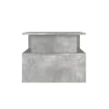 Miniatyrbillede 6 af 10: The Living Store sofabord 90x55x42,5 cm konstrueret træ betongrå -  Sofaborde