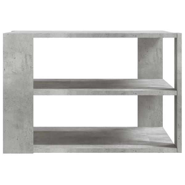 The Living Store Soffbord betonggrå 59,5x59,5x40 cm konstruerat trä - Soffbord