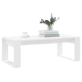 Miniatyrbild 4 av 10: The Living Store Soffbord vit 102x50x35 cm konstruerat trä -  Soffbord