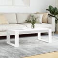Miniatyrbild 2 av 10: The Living Store Soffbord vit 102x50x35 cm konstruerat trä -  Soffbord