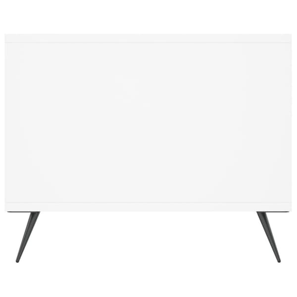 The Living Store Soffbord vit 102x50x40 cm konstruerat trä - Soffbord