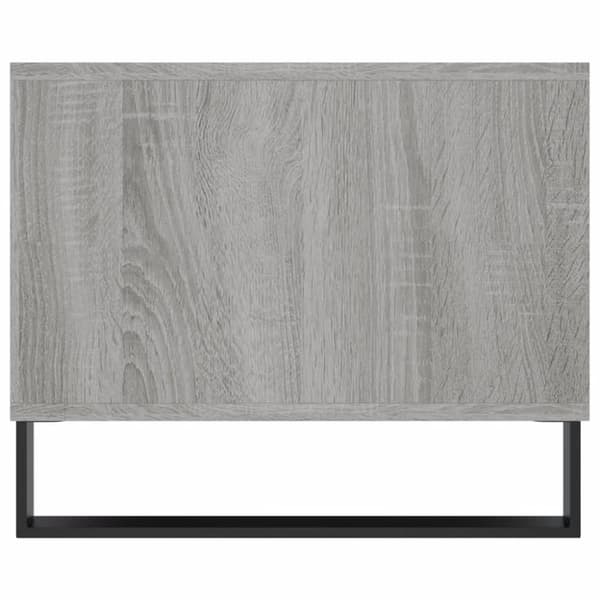 The Living Store sofabord 102x50x40 cm konstrueret træ grå sonoma-eg - Sofaborde