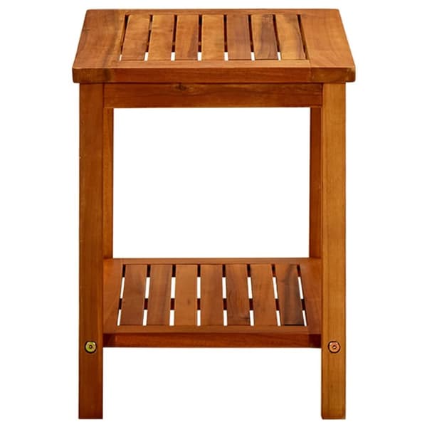 The Living Store sofabord 50x35x45 cm massivt akacietræ - Sofaborde