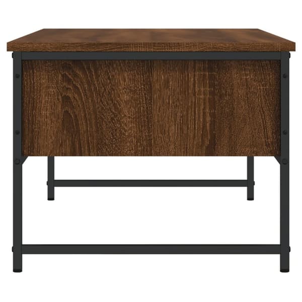 The Living Store Soffbord brun ek 101x49x39,5 cm konstruerat trä - Soffbord