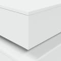 Miniatyrbillede 11 af 11: The Living Store sofabord med LED-lys 90x50x40 cm hvid -  Sofaborde
